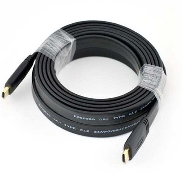 Cmple CMPLE 437-N HDMI 1.3 Cable FLAT CL2 Rated- Gold Plated -15ft 437-N - main